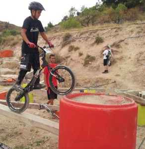 Raul Guimera, piloto del matarraña de trial